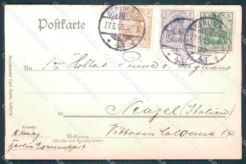 Deutschland Berlin Konigl Bibliothek AK ansichtskarten XC6846 – retro