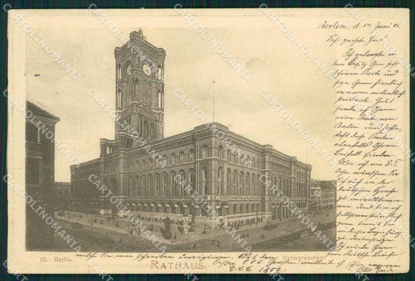 Deutschland Berlin Rathaus AK ansichtskarten XC6852 – fronte