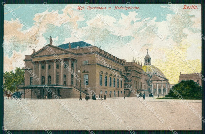 Deutschland Berlin Kgl Opernhaus CORNER CREASED AK ansichtskarten XC6855 – fronte