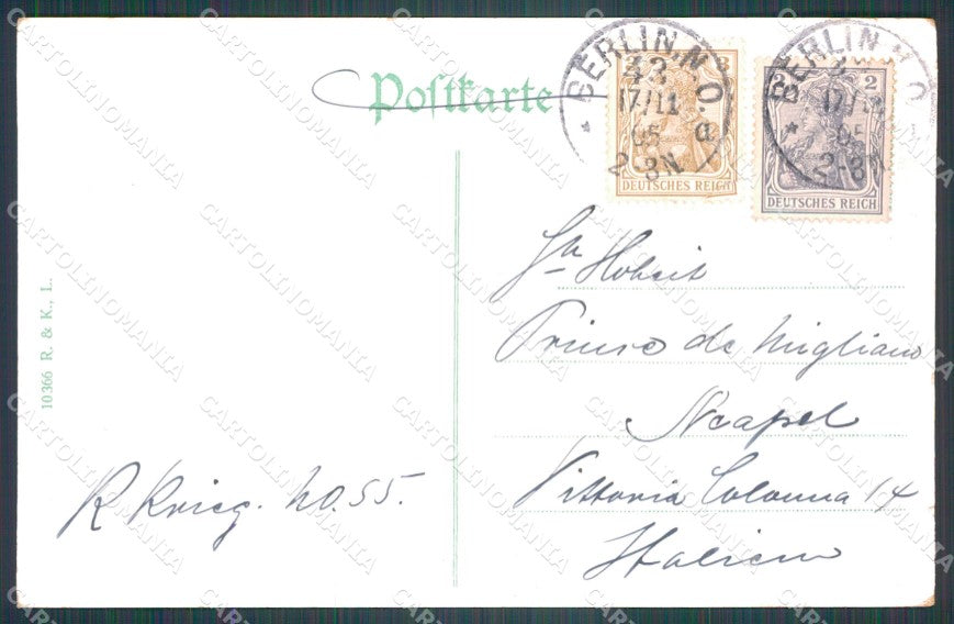 Deutschland Berlin Kgl Opernhaus CORNER CREASED AK ansichtskarten XC6855 – retro