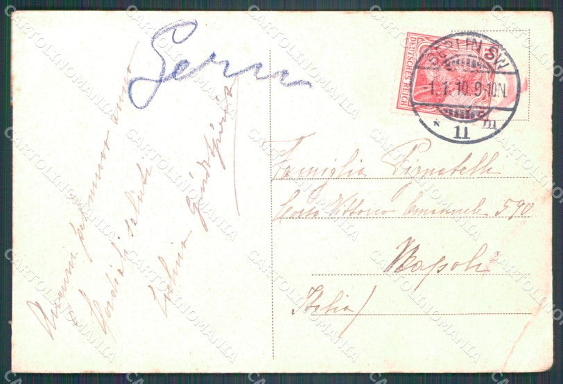 Deutschland Berlin Siegesallee CORNER CREASED AK ansichtskarten XC6856 – retro