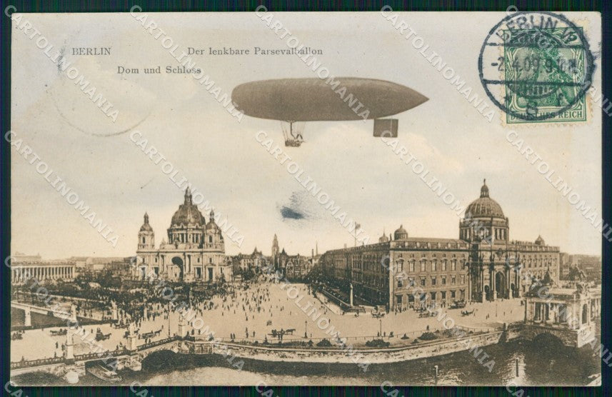 Deutschland Berlin Parseval Ballon Air Ship AK ansichtskarten XC6861 – fronte