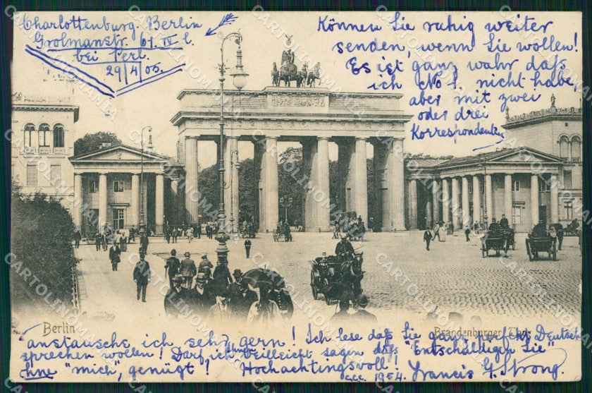Deutschland Berlin Brandenburger Tor AK ansichtskarten XC6862 – fronte