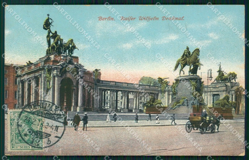 Deutschland Berlin Kaiser Wilhelm Denkmal AK ansichtskarten XC6876 – fronte