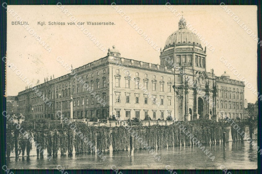 Deutschland Berlin Kgl Schloss Wasserseite CORNER CREASED ansichtskarten XC6893 – fronte