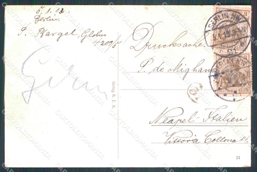 Deutschland Berlin Kgl Schloss Wasserseite CORNER CREASED ansichtskarten XC6893 – retro