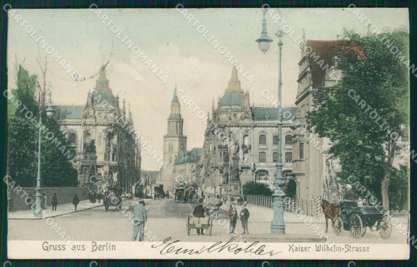 Deutschland Berlin Kaiser Wilhelm Strasse AK ansichtskarten XC6905 – fronte