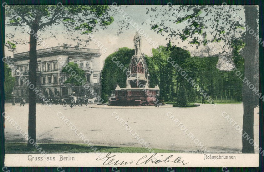 Deutschland Berlin Rolandbrunnen AK ansichtskarten XC6906 – fronte
