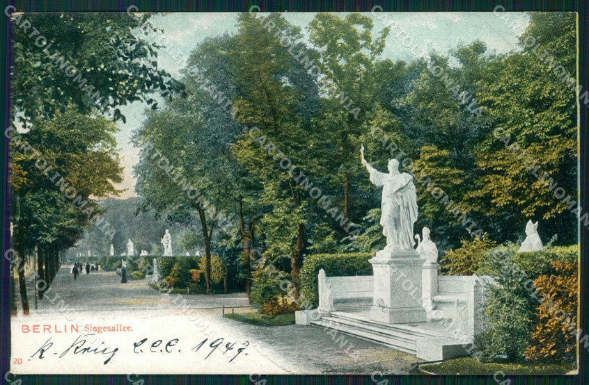 Deutschland Berlin Siegesallee AK ansichtskarten XC6907 – fronte