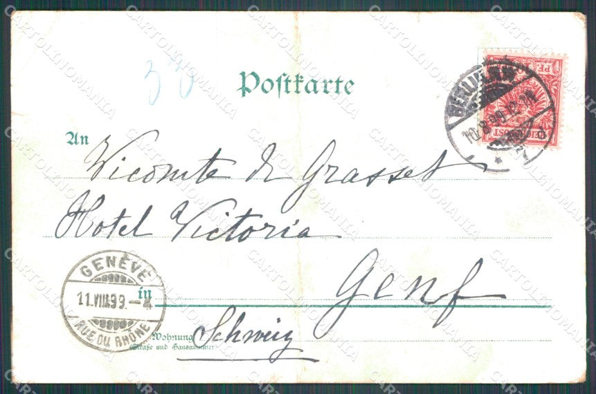 Deutschland Berlin Gruss aus CREASED AK ansichtskarten XC6912 – retro