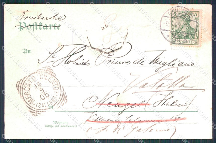 Deutschland Berlin Gruss aus Belle Alliance Platz AK ansichtskarten XC6913 – retro