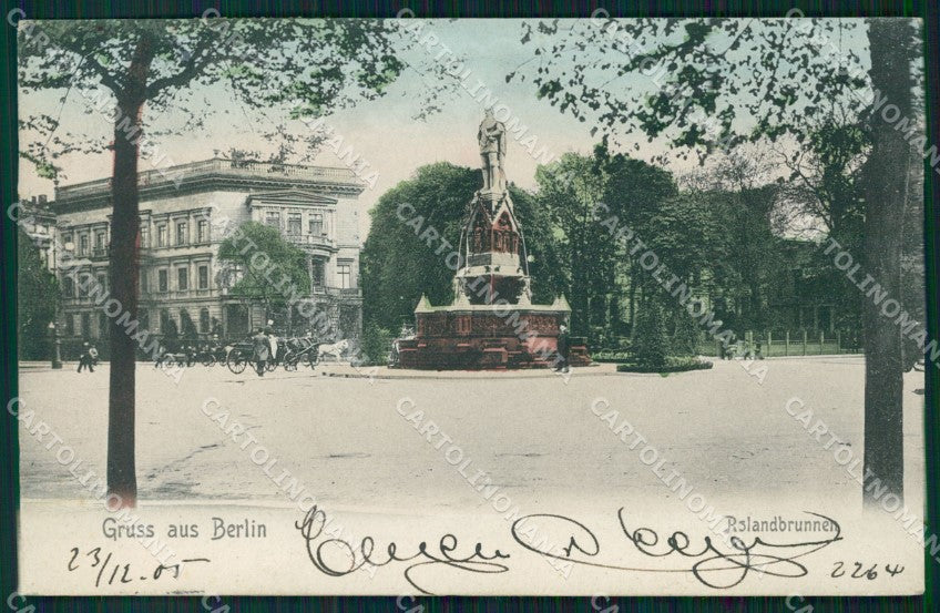 Deutschland Berlin Rolandbrunnen AK ansichtskarten XC6919 – fronte
