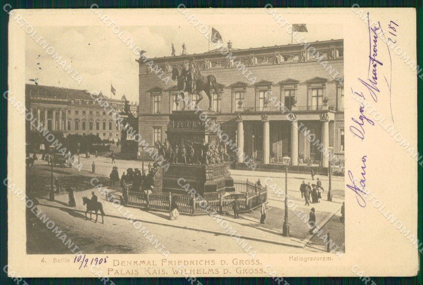 Deutschland Berlin Denkmal Friedrich D Gross AK ansichtskarten XC6923 – fronte