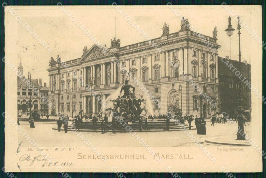 Deutschland Berlin Schlossbrunnen Marstall AK ansichtskarten XC6926 – fronte