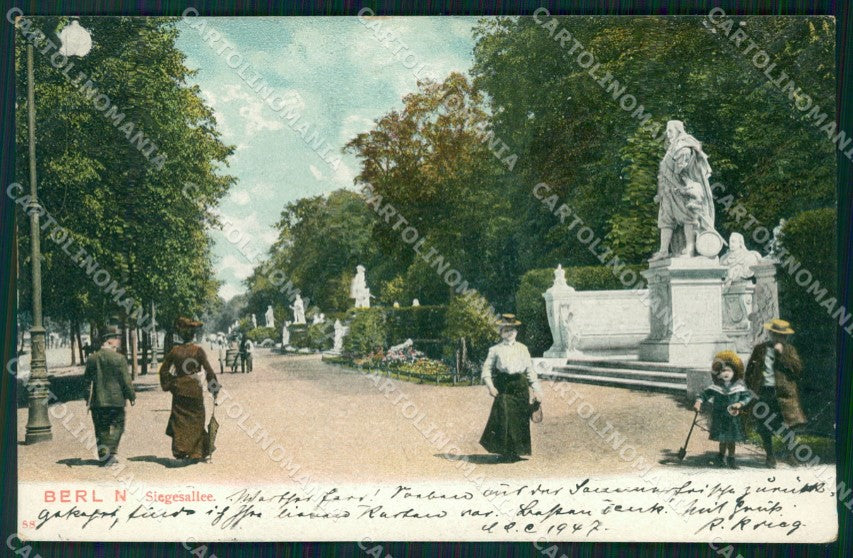 Deutschland Berlin Siegesallee AK ansichtskarten XC6932 – fronte