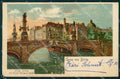 Deutschland Berlin Kaiser Wilhelm Brucke ABRADED AK ansichtskarten XC6933 – fronte
