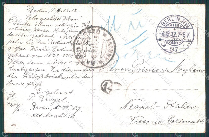 Deutschland Berlin Dom CORNER CREASED TEAR AK ansichtskarten XC6937 – retro