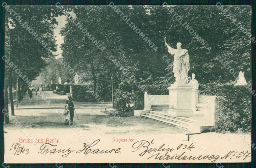 Deutschland Berlin Siegesallee AK ansichtskarten XC6945 – fronte