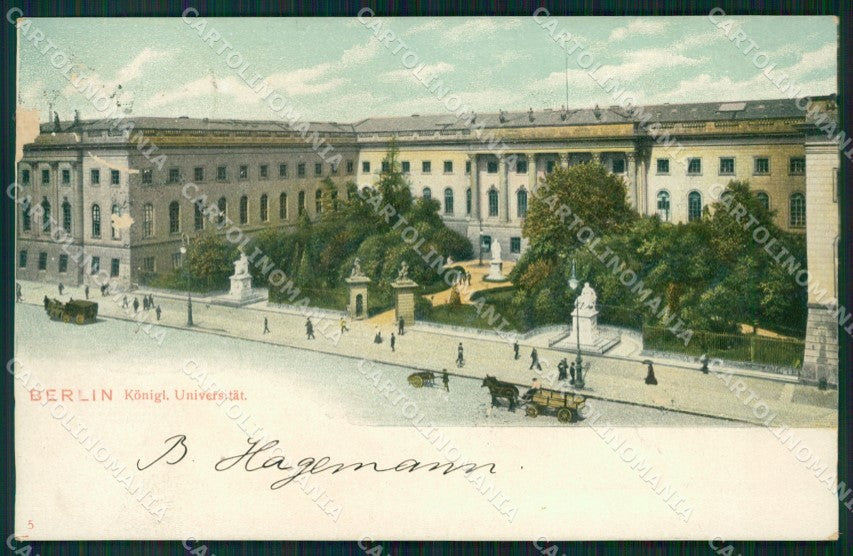 Deutschland Berlin Universitat ABRADED AK ansichtskarten XC6949 – fronte