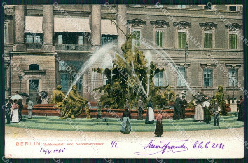 Deutschland Berlin Neptunsbrunnen AK ansichtskarten XC6952 – fronte