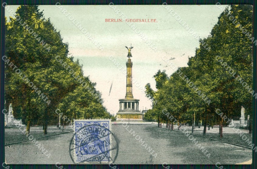 Deutschland Berlin Siegesallee AK ansichtskarten XC6956 – fronte