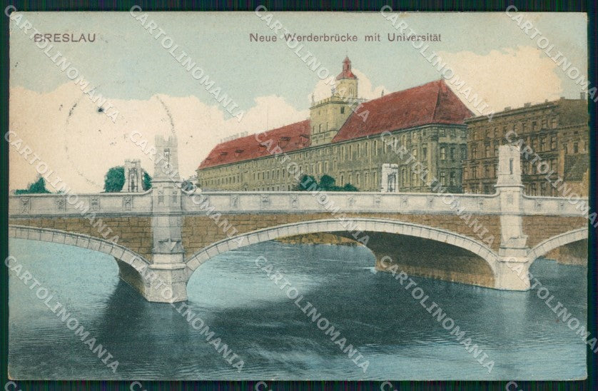 Poland Polen Wroclaw Breslau Universitat AK ansichtskarten XC6958 – fronte