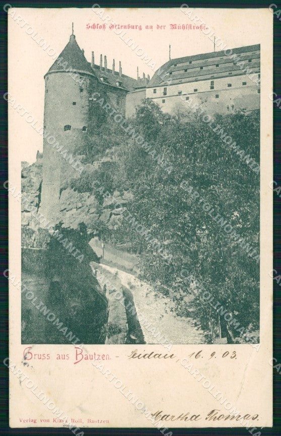 Deutschland Sachsen Bautzen CORNER CREASED AK ansichtskarten XC6986 – fronte
