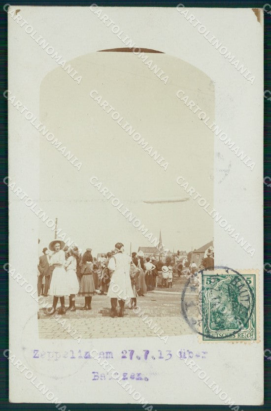 Deutschland Sachsen Bautzen Zeppelin Air Ship Foto AK ansichtskarten XC6987 – fronte
