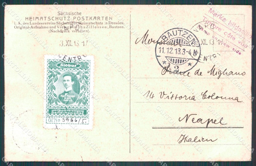 Deutschland Sachsen Bautzen WRINKLES AK ansichtskarten XC6988 – retro