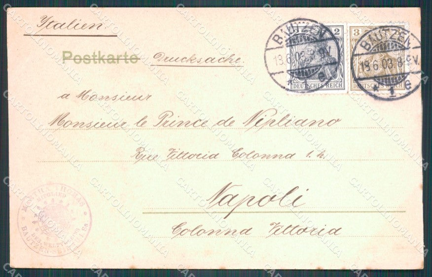 Deutschland Sachsen Bautzen Mathias Denkmal AK ansichtskarten XC6991 – retro