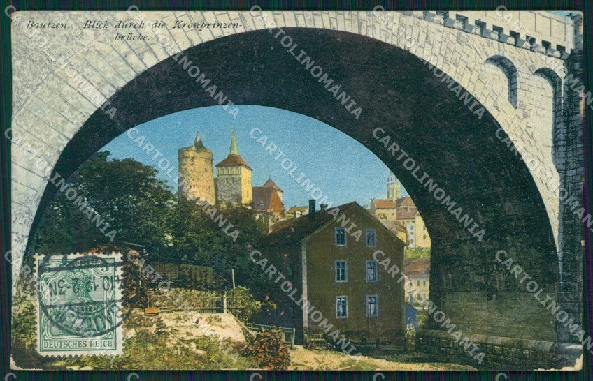 Deutschland Sachsen Bautzen Kronprinzenbrucke AK ansichtskarten XC6993 – fronte