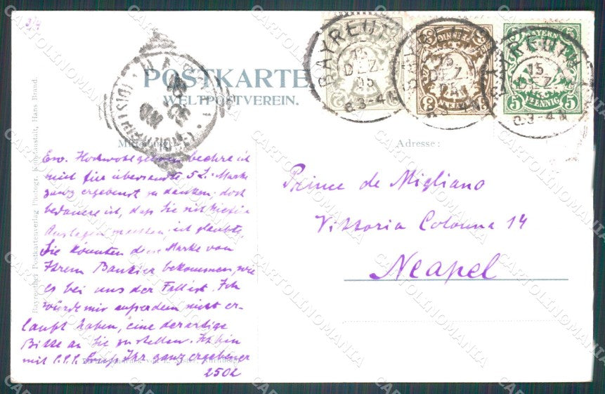Deutschland Bayern Bayreuth Hans Brand AK ansichtskarten XC6998 – retro