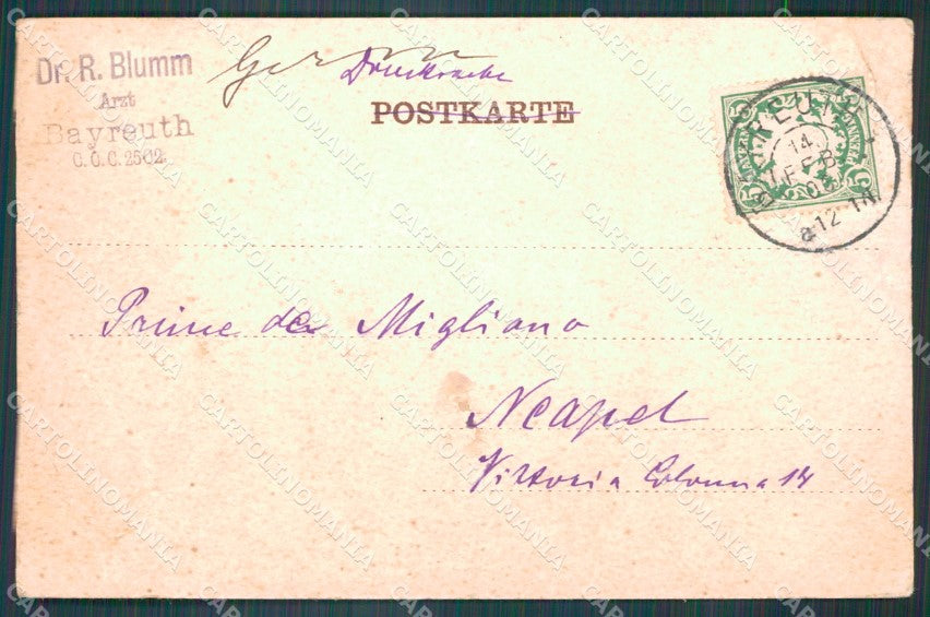 Deutschland Bayern Bayreuth Kirche WRINKLES AK ansichtskarten XC7005 – retro