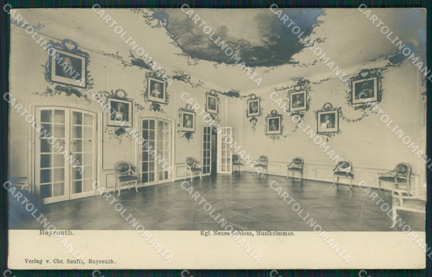 Deutschland Bayern Bayreuth Neues Schloss Foto AK ansichtskarten XC7009 – fronte