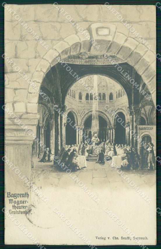 Deutschland Bayern Bayreuth Wagner Theater Foto AK ansichtskarten XC7010 – fronte
