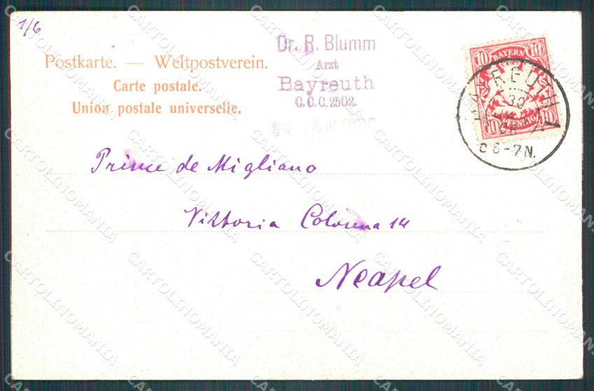 Deutschland Bayern Bayreuth Eremitage AK ansichtskarten XC7012 – retro