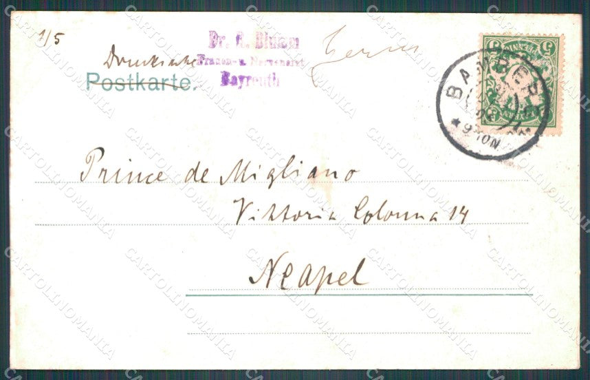 Deutschland Bayern Bamberg Residenz AK ansichtskarten XC7015 – retro