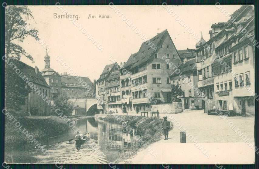 Deutschland Bayern Bamberg Am Kanal AK ansichtskarten XC7016 – fronte
