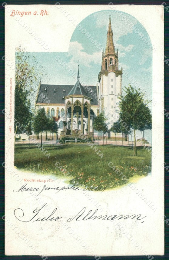 Deutschland Rheinland Pfalz Bingen am Rhein Rochuskapelle ansichtskarten XC7019 – fronte