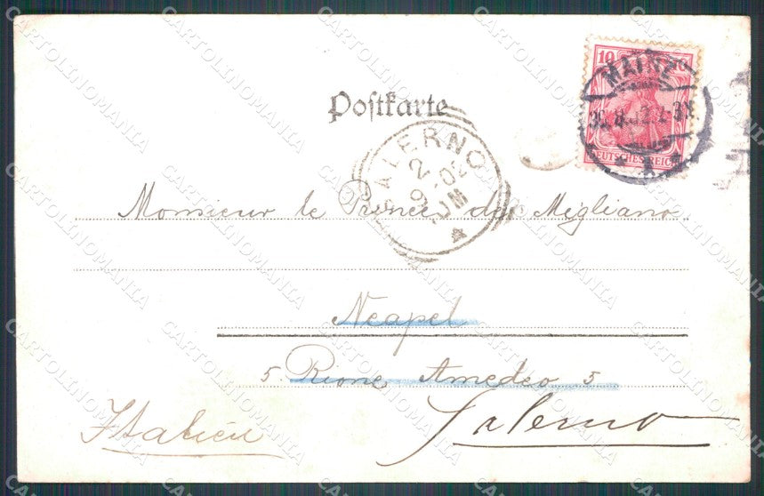 Deutschland Rheinland Pfalz Bingen am Rhein ABRADED AK ansichtskarten XC7028 – retro