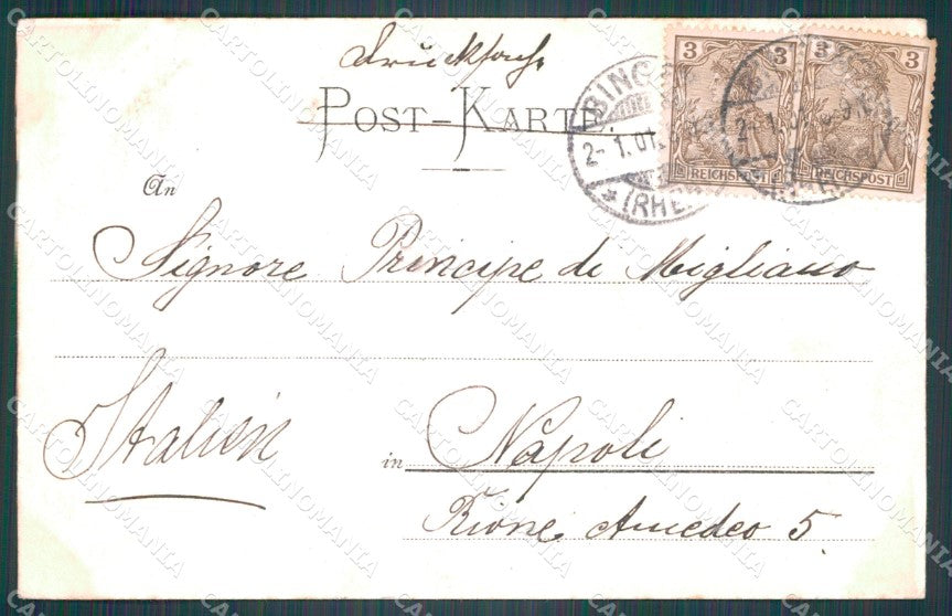 Deutschland Nordrhein Westfalen Bochum Burg Klopp AK ansichtskarten XC7030 – retro