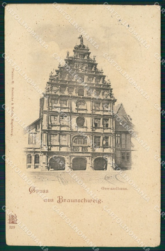 Deutschland Sachsen Braunschweig Gewandhaus AK ansichtskarten XC7035 – fronte