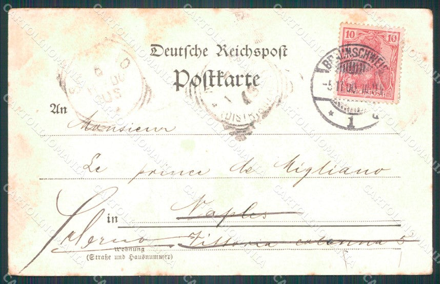 Deutschland Sachsen Braunschweig Kohlmarkt AK ansichtskarten XC7036 – retro
