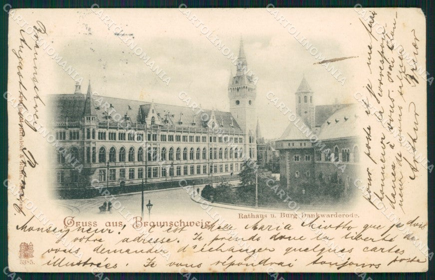 Deutschland Sachsen Braunschweig Rathaus AK ansichtskarten XC7037 – fronte