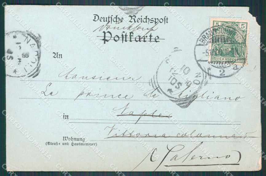 Deutschland Sachsen Braunschweig Burgplatz AK ansichtskarten XC7039 – retro