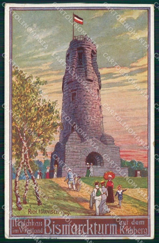 Deutschland Sachsen Netzschkau Bismarckturm AK ansichtskarten XC7043 – fronte