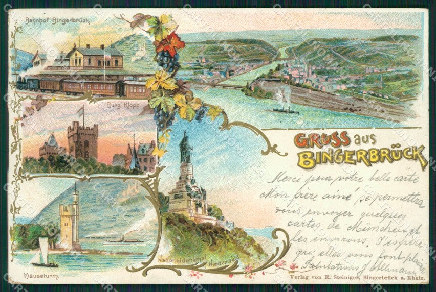 Deutschland Rheinland Pfalz Bingen am Rhein Bingerbruck AK ansichtskarten XC7044 – fronte