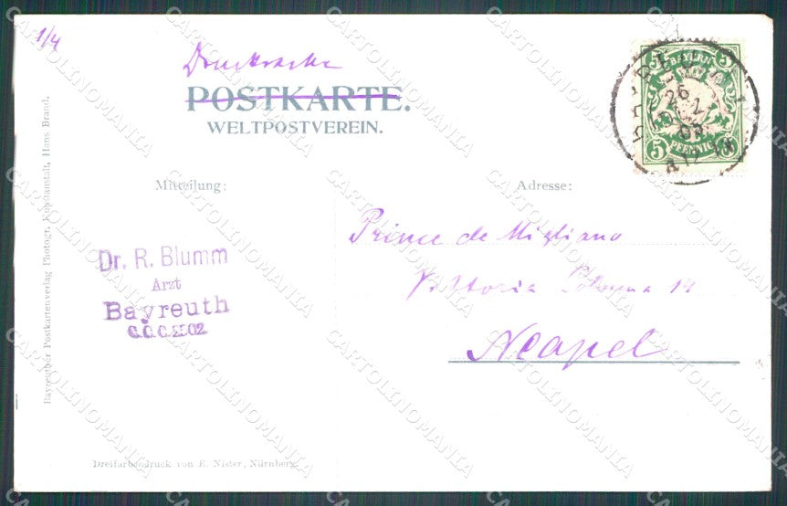 Deutschland Bayern Bayreuth AK ansichtskarten XC7048 – retro