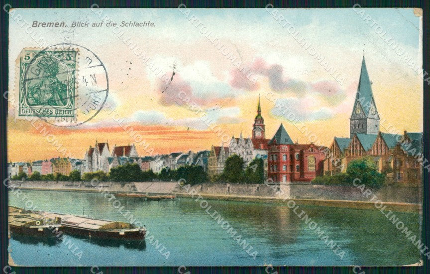 Deutschland Bremen Blick auf die Schlachte AK ansichtskarten XC7051 – fronte