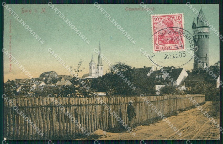 Deutschland Sachsen Anhalt Burg bei Magdeburg AK ansichtskarten XC7057 – fronte